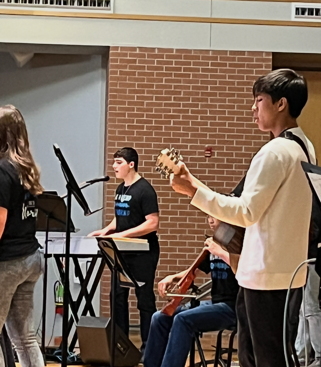 Live Band Rehearsal with guitar, bass, piano, cello, and vocal